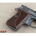 KSD Brand Astra Cub Compatible Walnut Grips Double-Checkering 	KSD-01146