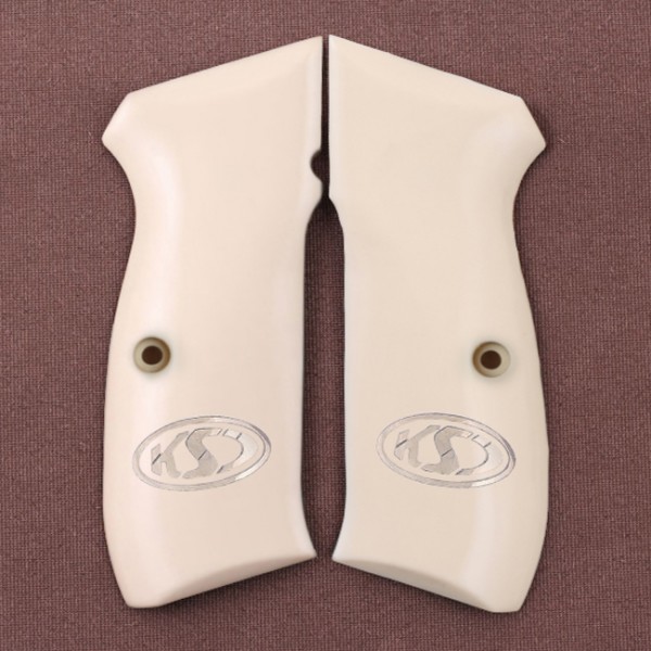 KSD Brand CZ 75, 75B, 75BD, 85 KADET SHADOW1 Compatible Ivory Acrylic Grip	KSD-01211